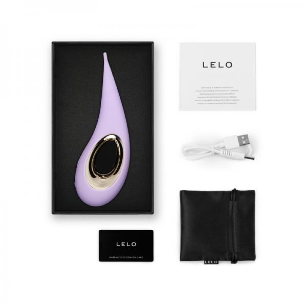 Lelo Dot Elliptical Clitoral Stimulator Lilac - Traditional