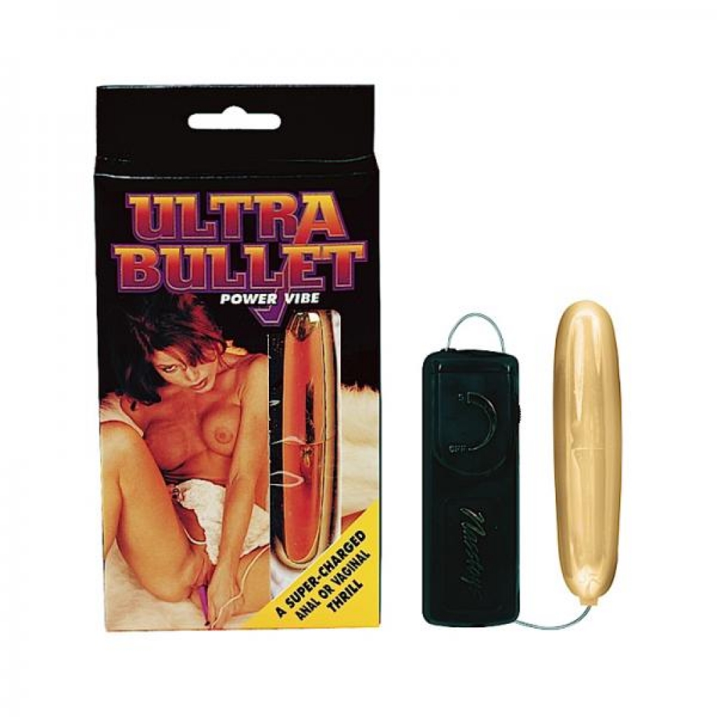 Ultra Bullet With Controller (gold) - Bullet Vibrators