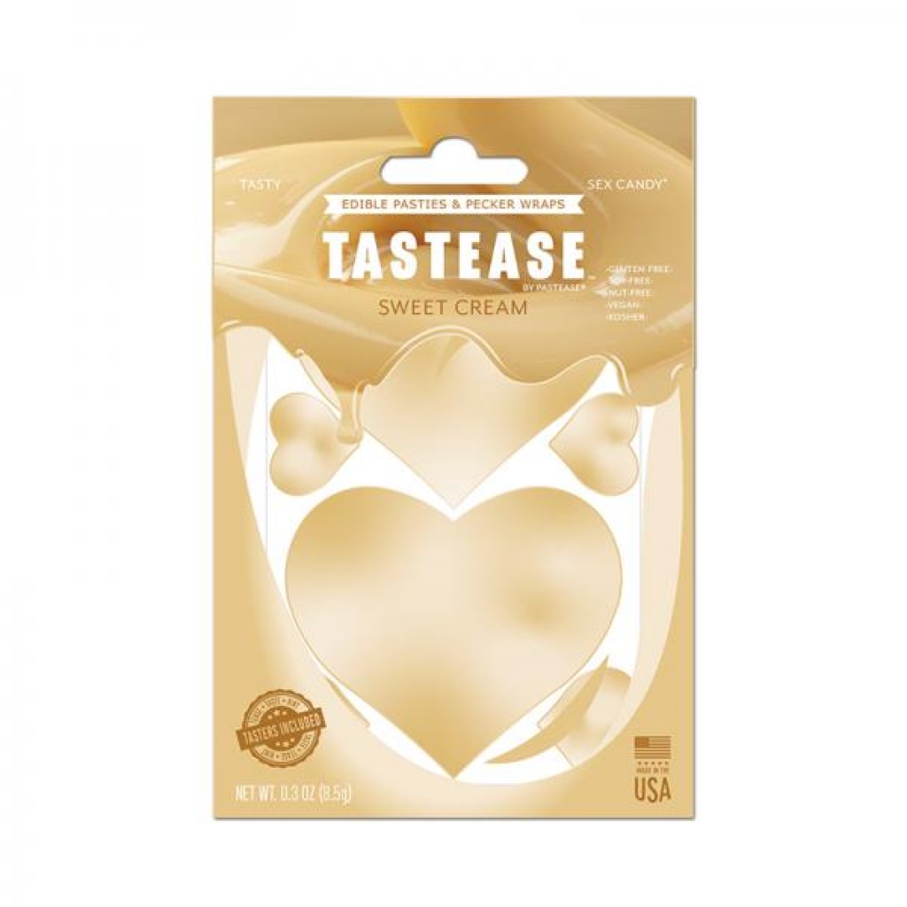 Tastease By Pastease Sweet Cream Candy Edible Pasties & Pecker Wraps - Pasties, Tattoos & Accessories
