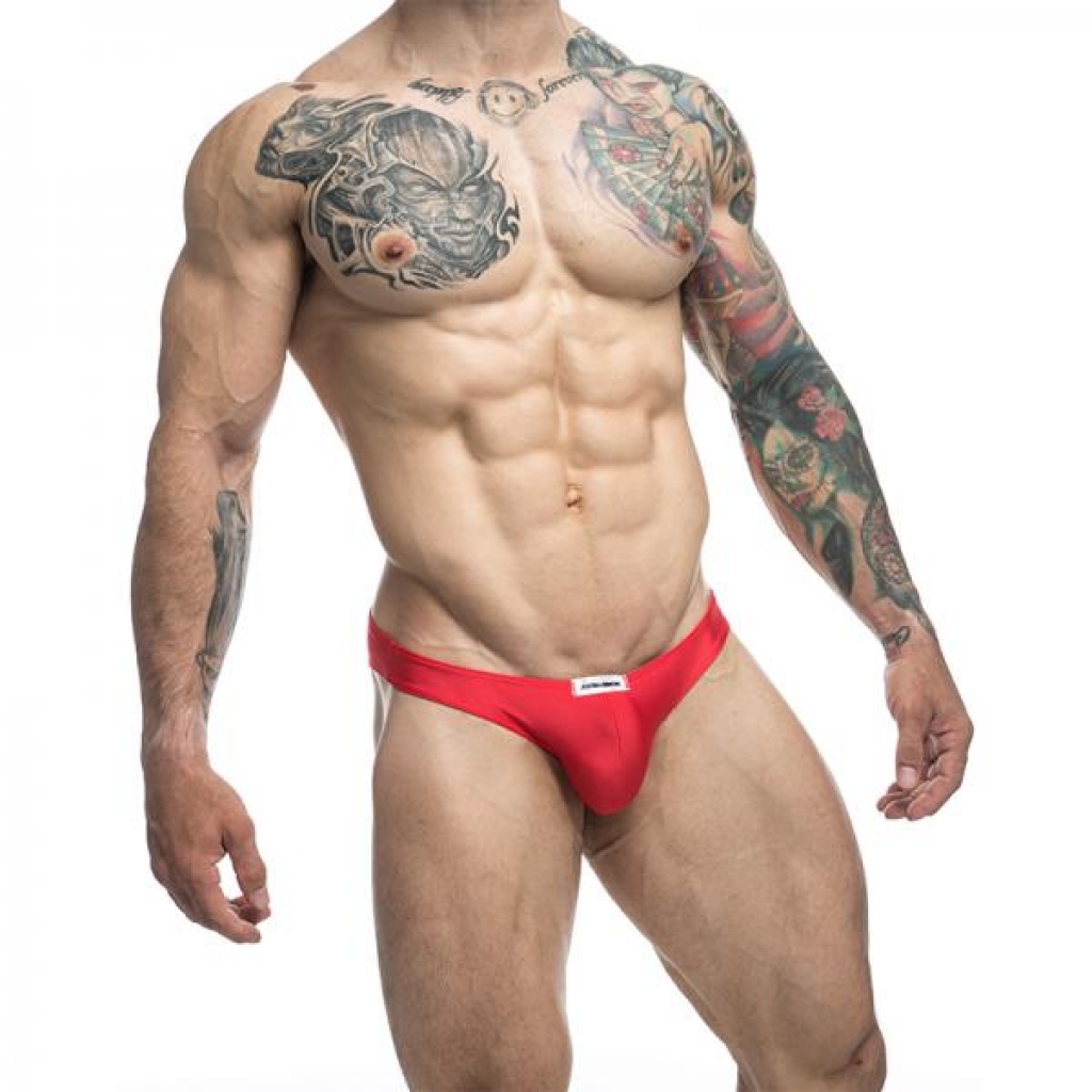 Malebasics Justin + Simon Classic Bikini Red L - Mens Underwear