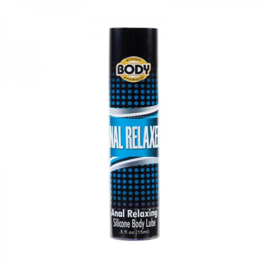 Body Action Anal Relaxer Silicone Lubricant .5oz Bottle - Anal Lubricants