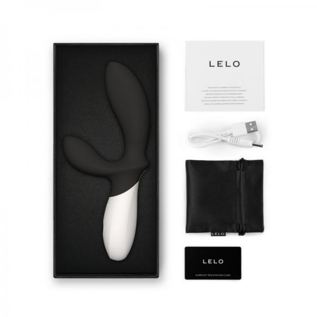 Lelo Loki Wave 2 Rechargeable Silicone Dual Stimulation Prostate Vibrator Black - G-Spot Vibrators Clit Stimulators