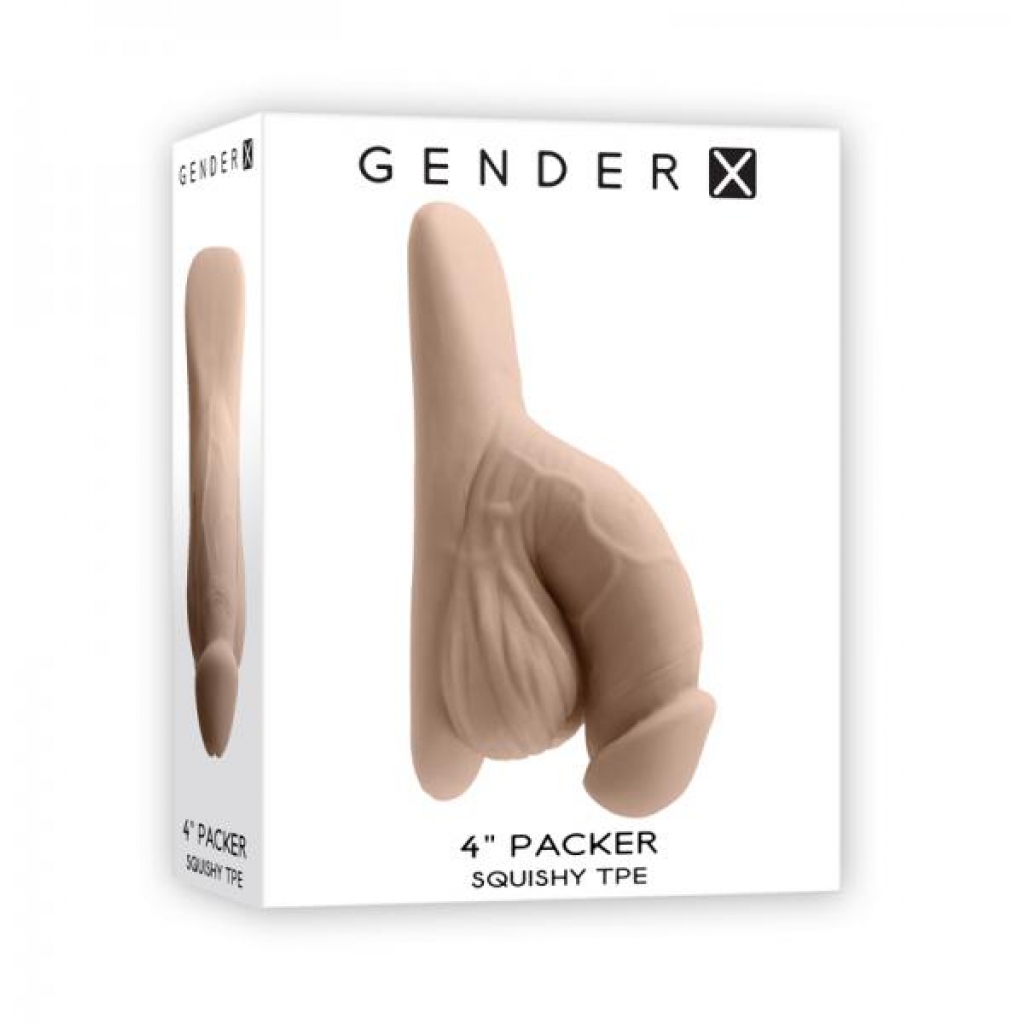 Gender X 4 In. Packer Light - Penis Sleeves & Enhancers