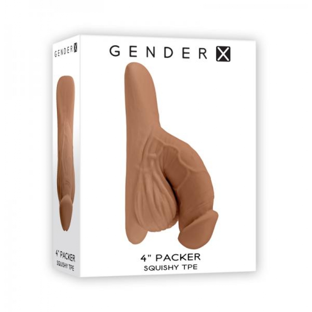 Gender X 4 In. Packer Medium - Transgender Wear