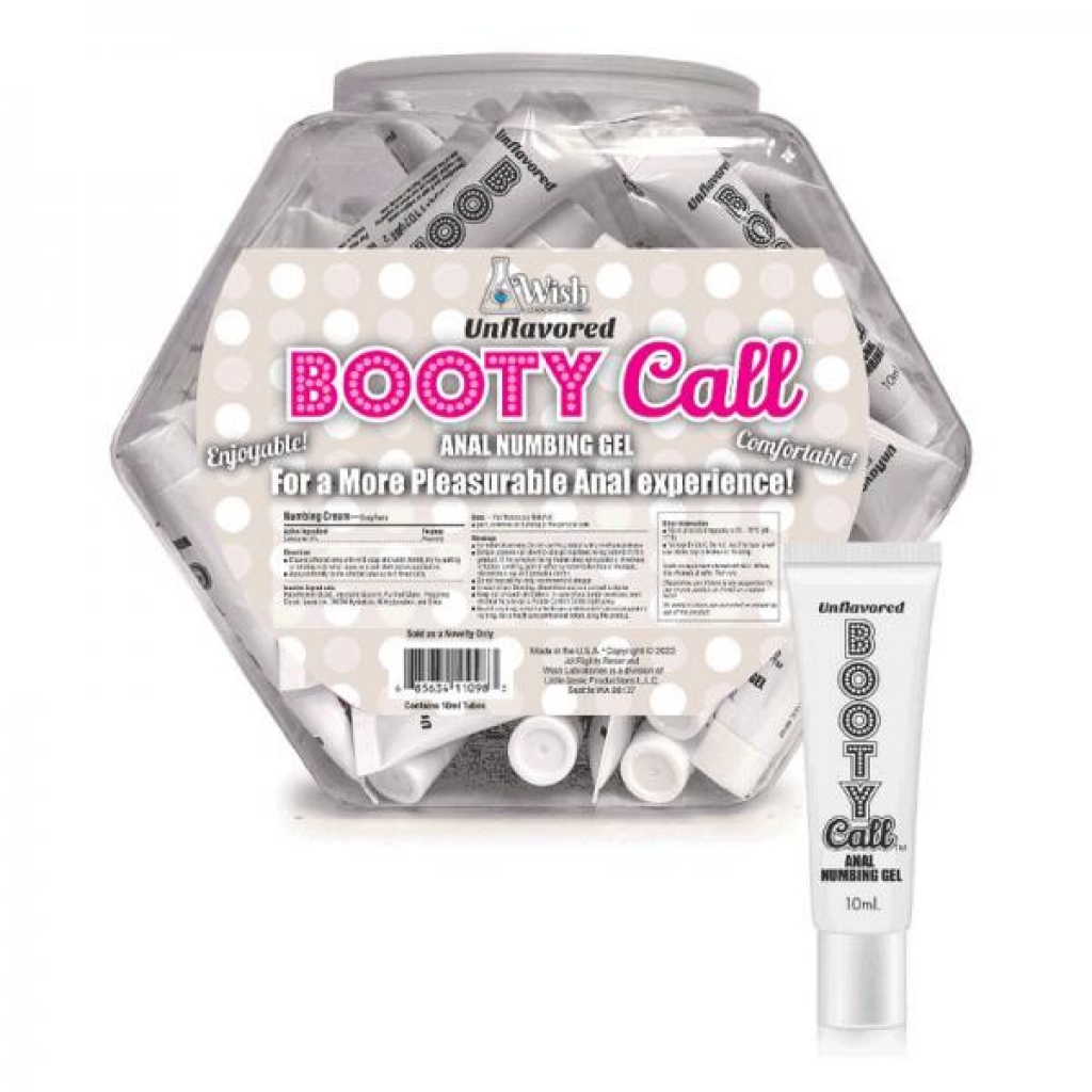 Bootycall Anal Numbing Gel Unflavored 65-piece Fishbowl Display - Oral Sex