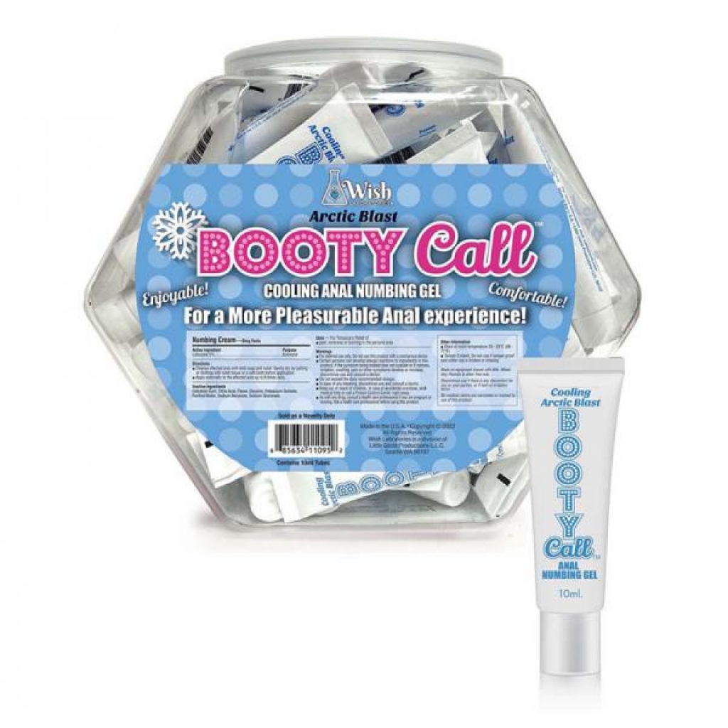 Bootycall Anal Numbing Gel Cooling 65-piece Fishbowl Display - Oral Sex