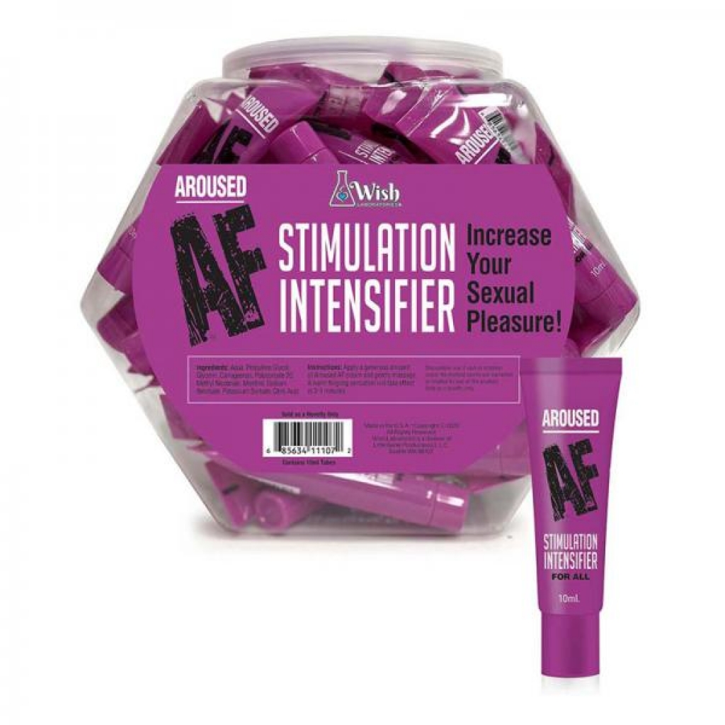 Aroused Af Stimulation Intensifier Cream 65-piece Fishbowl Display - Oral Sex
