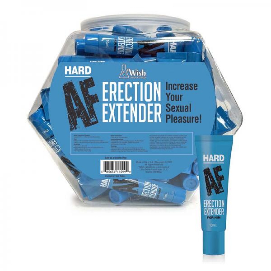Hard Af Erection Extender Cream 65-piece Fishbowl Display - Oral Sex