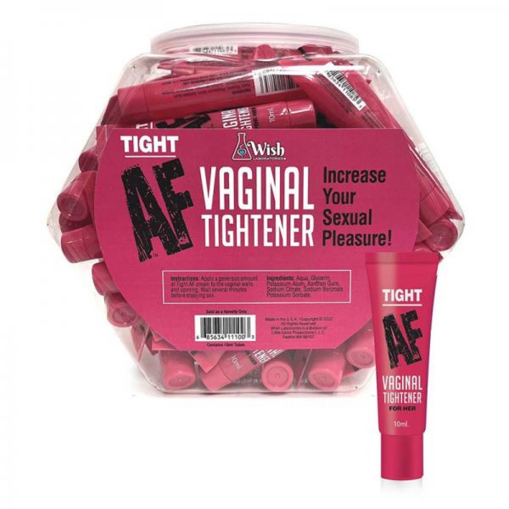 Tight Af Vaginal Tightener Cream 65-piece Fishbowl Display - Oral Sex