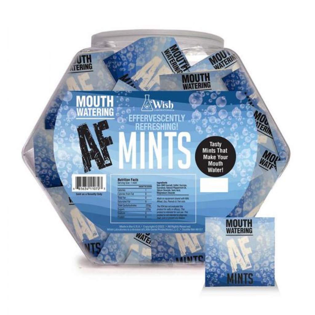 Mouth Watering Af Effervescent Mints 100-piece Fishbowl Display - Oral Sex