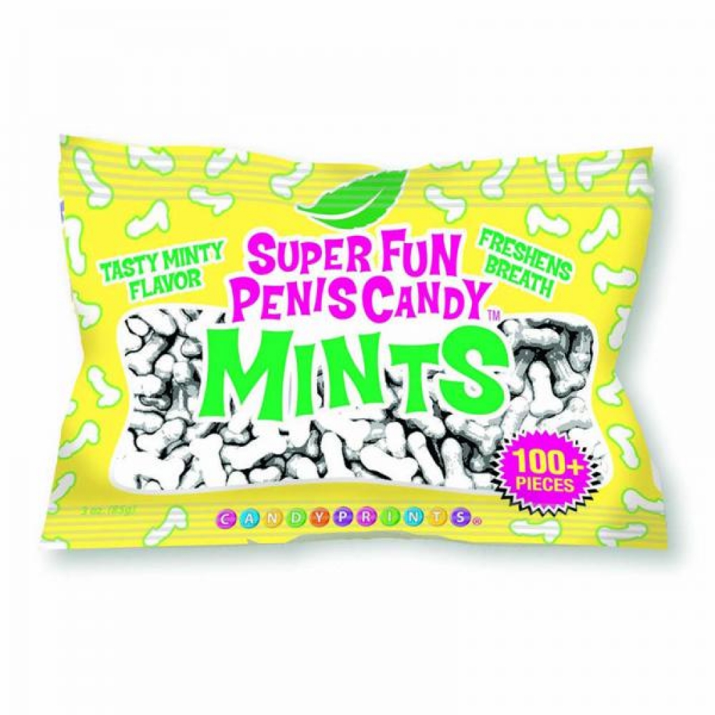 Super Fun Penis Candy Mints 3 Oz. Bag - Adult Candy and Erotic Foods