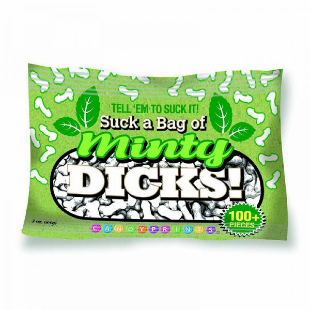 Suck A Bag Of Minty Dicks 3 Oz. Bag - Adult Candy and Erotic Foods
