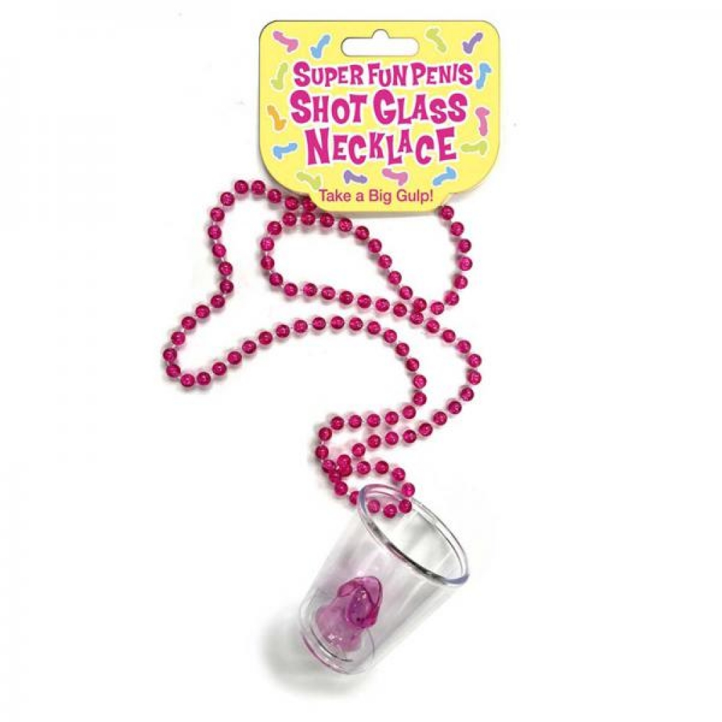 Super Fun Penis Shot Glass Necklace - Serving Ware