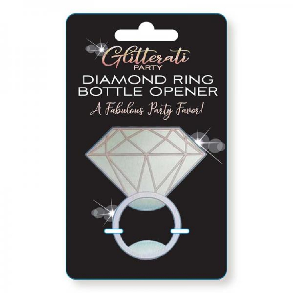Glitterati Party Diamond Ring Bottle Opener - Serving Ware