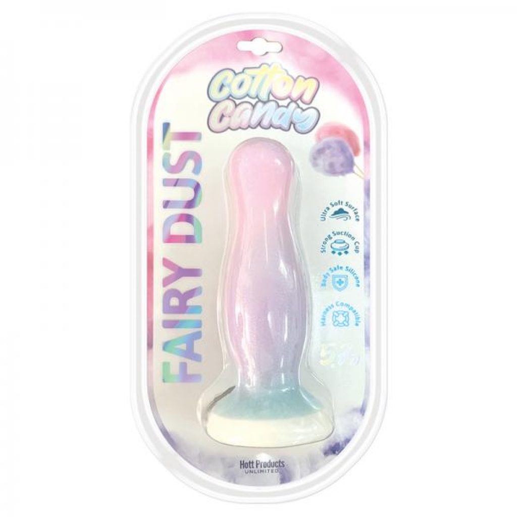 Cotton Candy Fairy Dust 5.7 In. Silicone/tpe Dildo - Realistic Dildos & Dongs