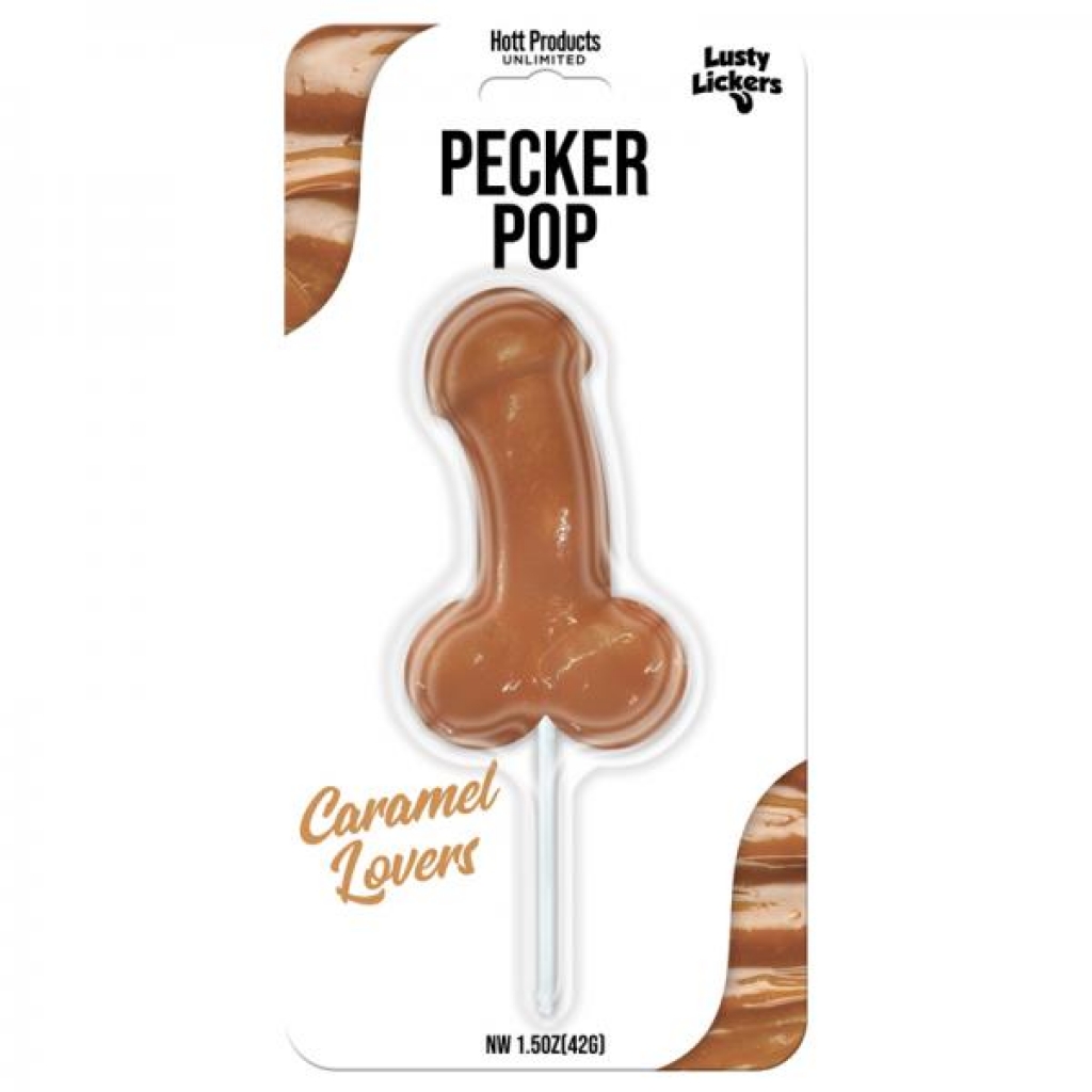 Pecker Pop Caramel Lovers - Adult Candy and Erotic Foods