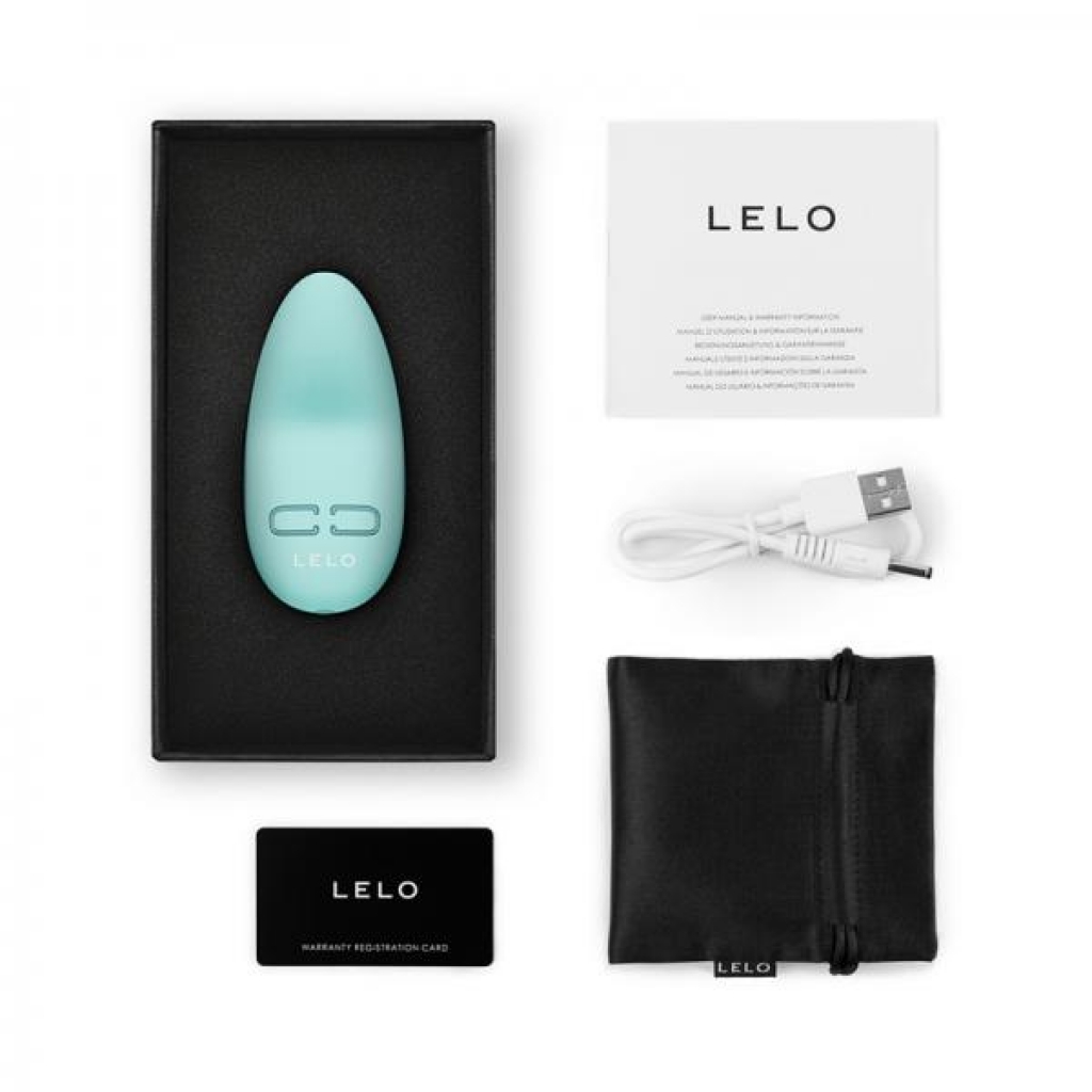Lelo Lily 3 Rechargeable Mini Silicone Vibrator Polar Green - Palm Size Massagers