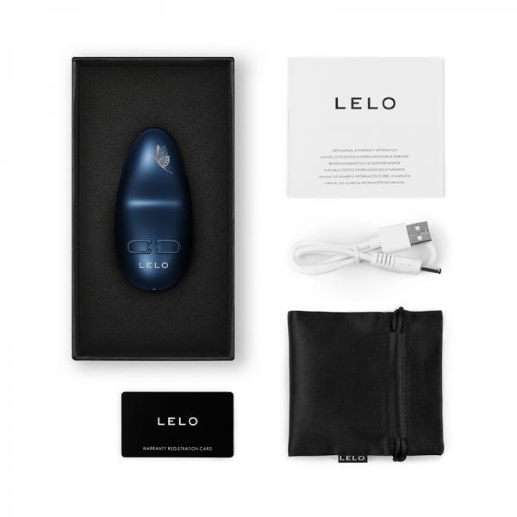 Lelo Nea 3 Mini Silicone Vibrator Alien Blue - Palm Size Massagers