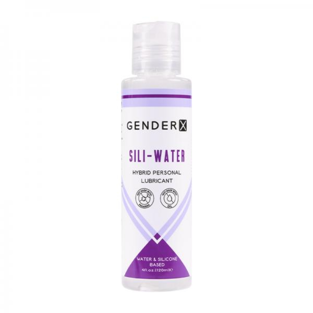 Gender X Sili-water Hybrid Personal Lubricant 4 Oz. - Lubricants