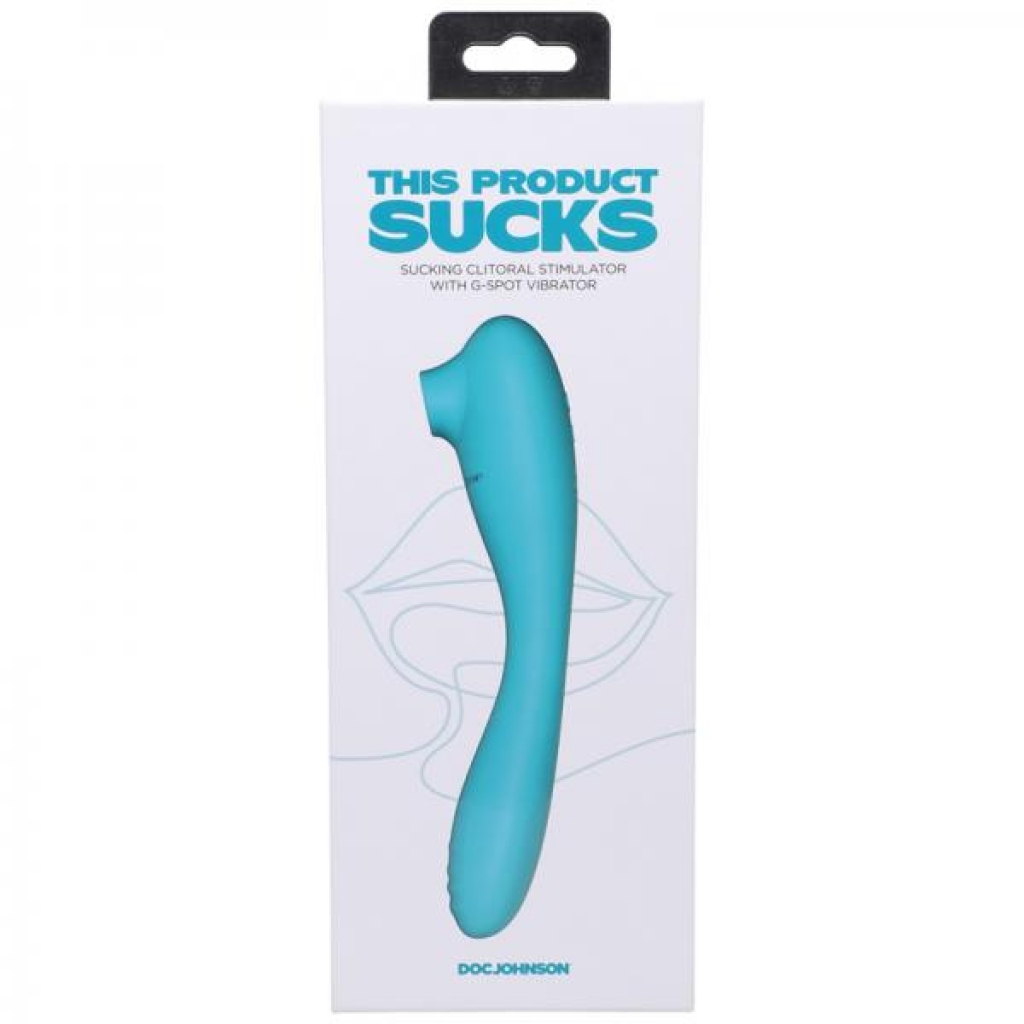 This Product Sucks Rechargeable Bendable Dual Ended Silicone Sucking Clitoral Stimulator & G-spot Vi - Clit Suckers & Oral Suction