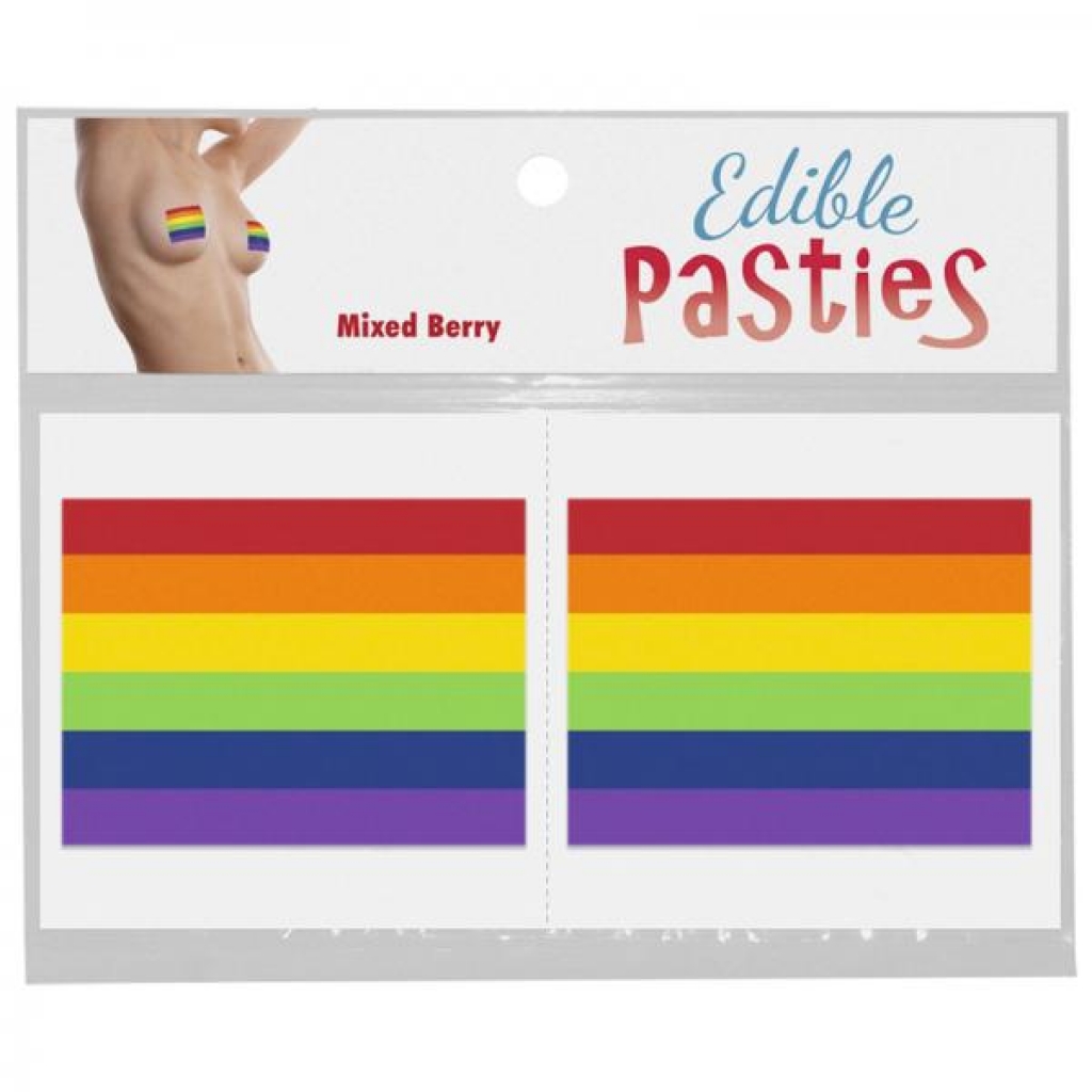 Edible Pride Flag Pasties Mixed Berry - Pasties, Tattoos & Accessories