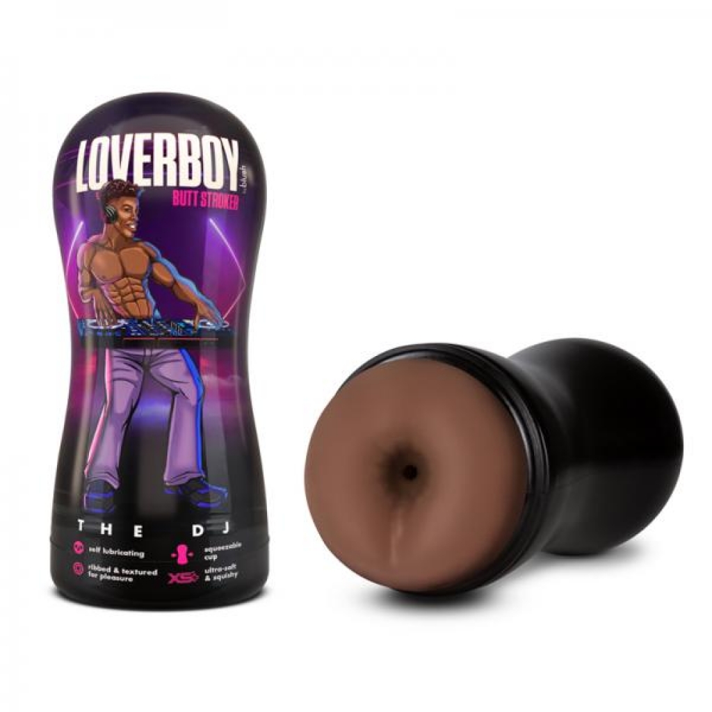 Loverboy The Dj Self-lubricating Anal Stroker Brown - Masturbation Sleeves