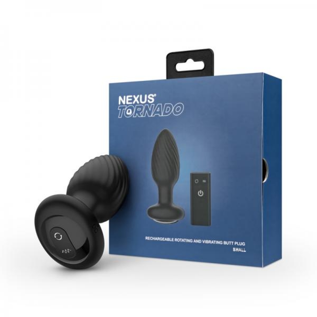 Nexus Duo Plug Rechargeable Remote-controlled Vibrating Silicone Anal Plug Black - Anal Plugs