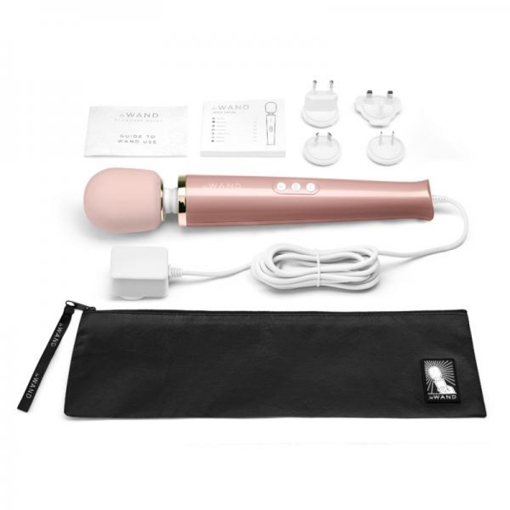 Le Wand Powerful Plug-in Vibrating Massager Rose Gold - Body Massagers