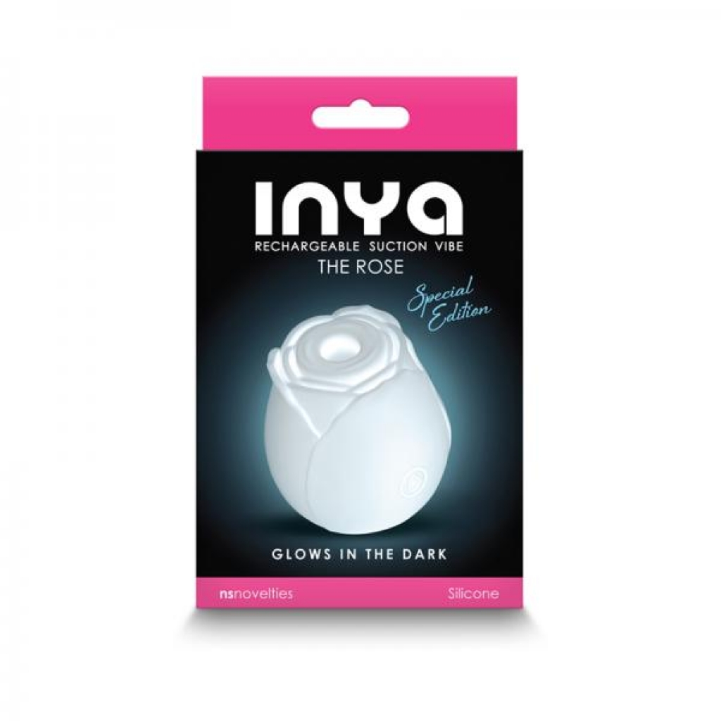 Inya The Rose Rechargeable Suction Vibe Glow - Clit Suckers & Oral Suction