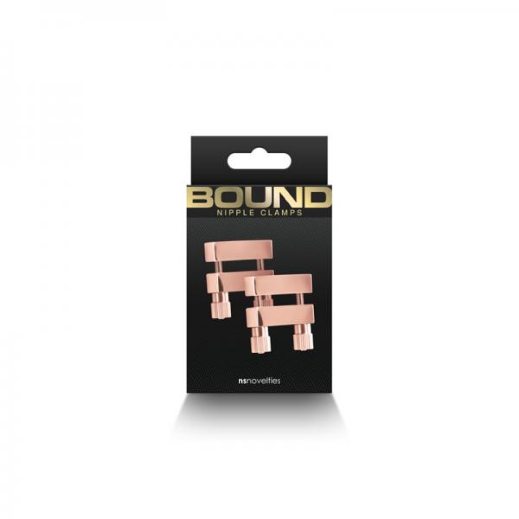 Bound Nipple Clamps V1 Rose Gold - Nipple Clamps