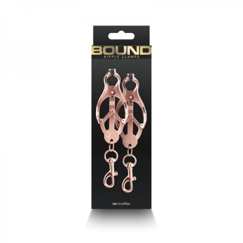 Bound Nipple Clamps C3 Rose Gold - Nipple Clamps