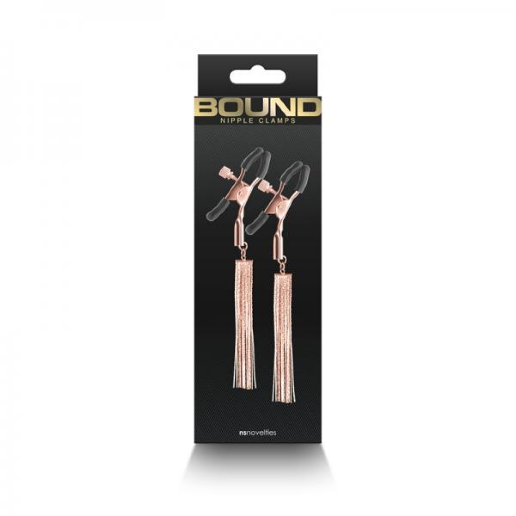 Bound Nipple Clamps D2 Rose Gold - Nipple Clamps
