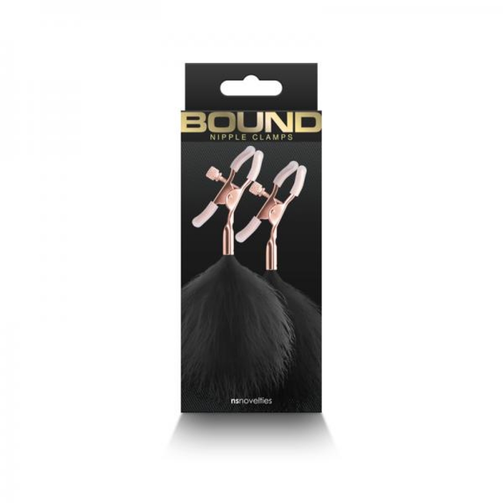 Bound Nipple Clamps F1 Black - Nipple Clamps