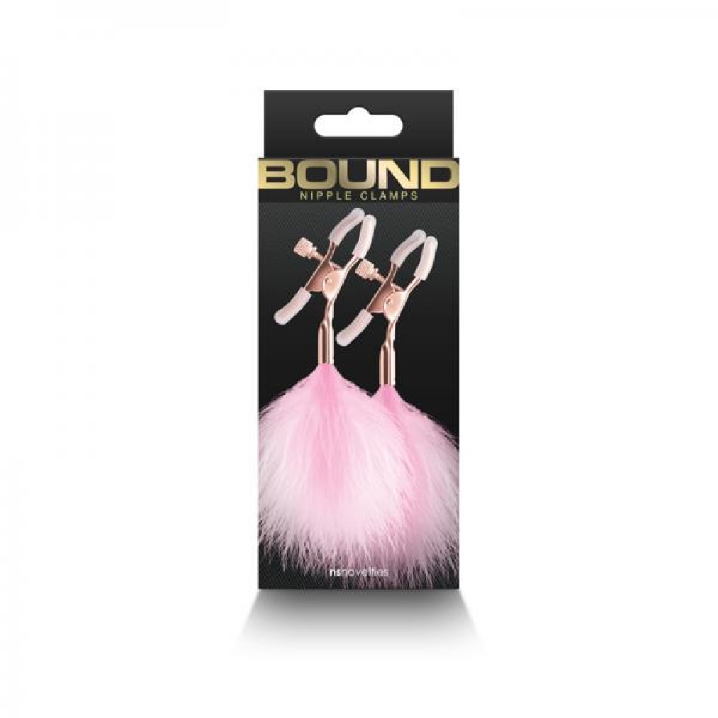 Bound Nipple Clamps F1 Pink - Nipple Clamps