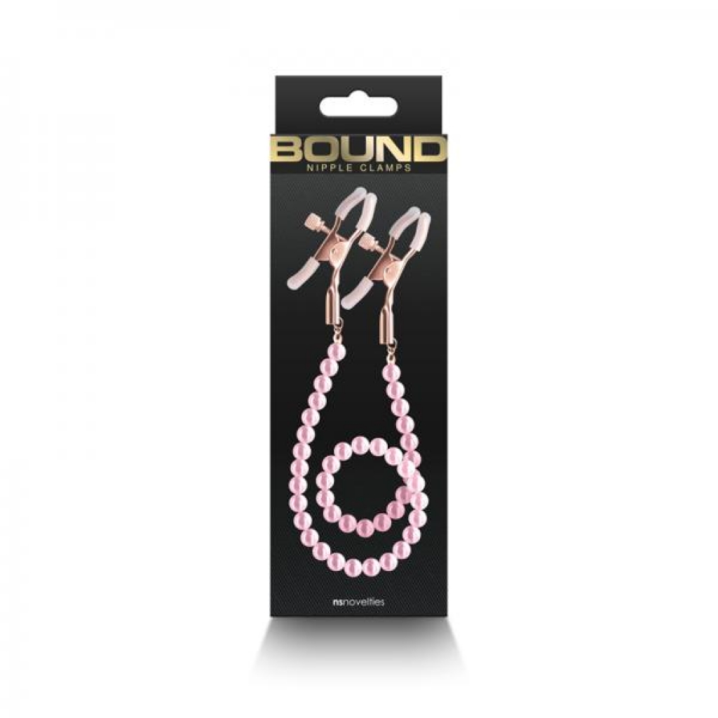 Bound Nipple Clamps Dc1 Pink - Nipple Clamps