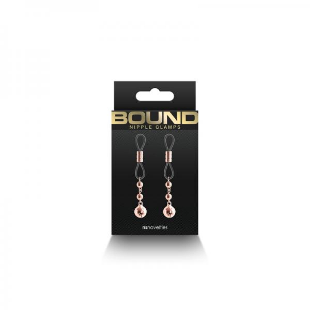 Bound Nipple Clamps D1 Rose Gold - Nipple Clamps