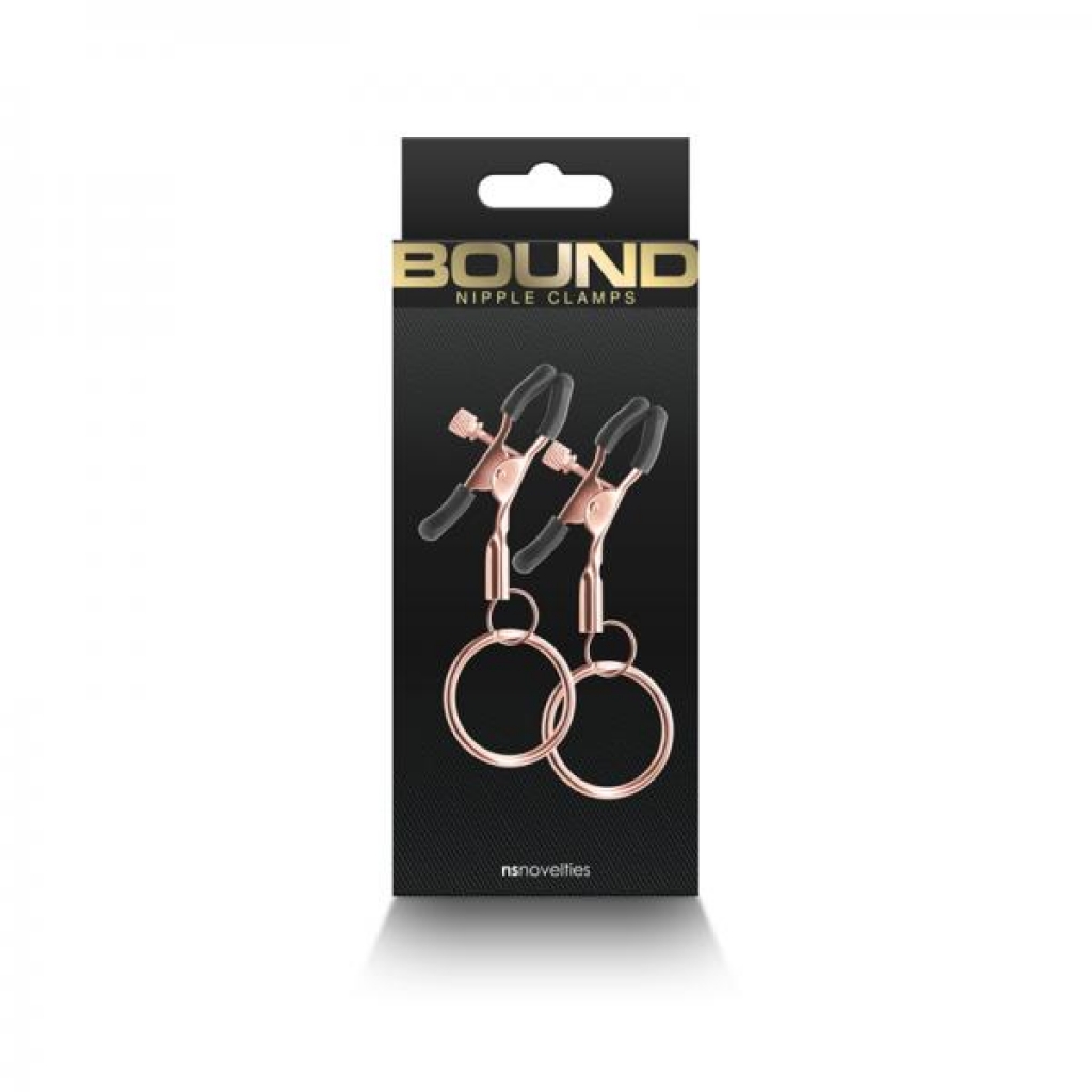Bound Nipple Clamps C2 Rose Gold - Nipple Clamps