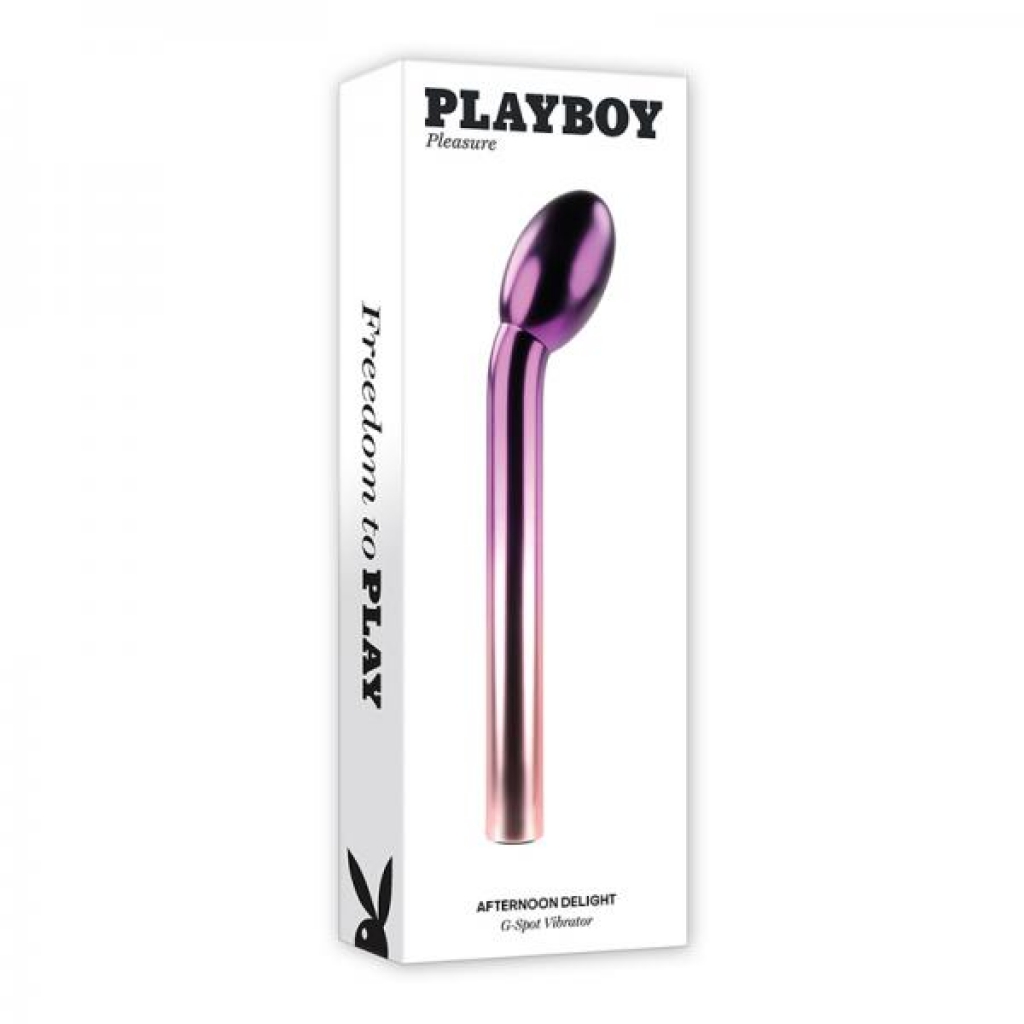 Playboy Afternoon Delight Rechargeable G-spot Vibrator Ombre - G-Spot Vibrators