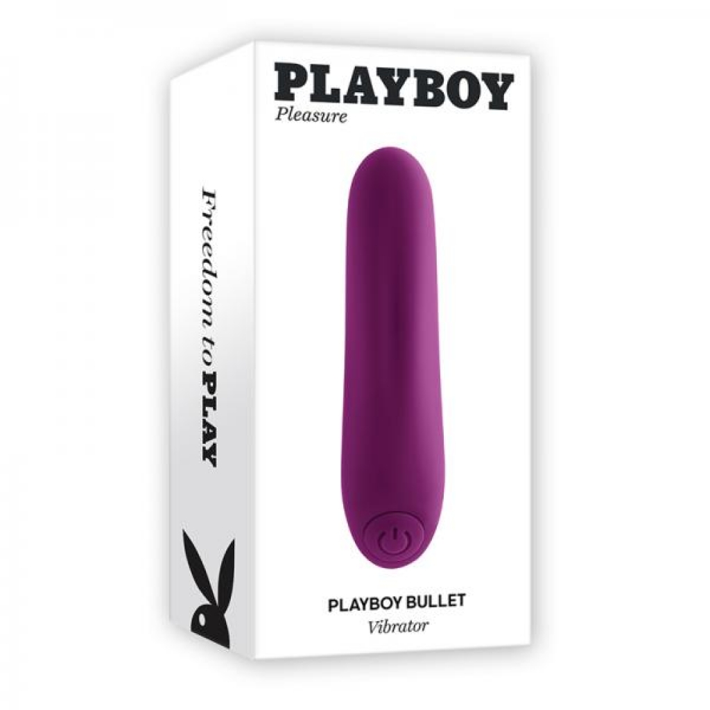 Playboy Bullet Rechargeable Silicone Vibrator Wild Aster - Bullet Vibrators
