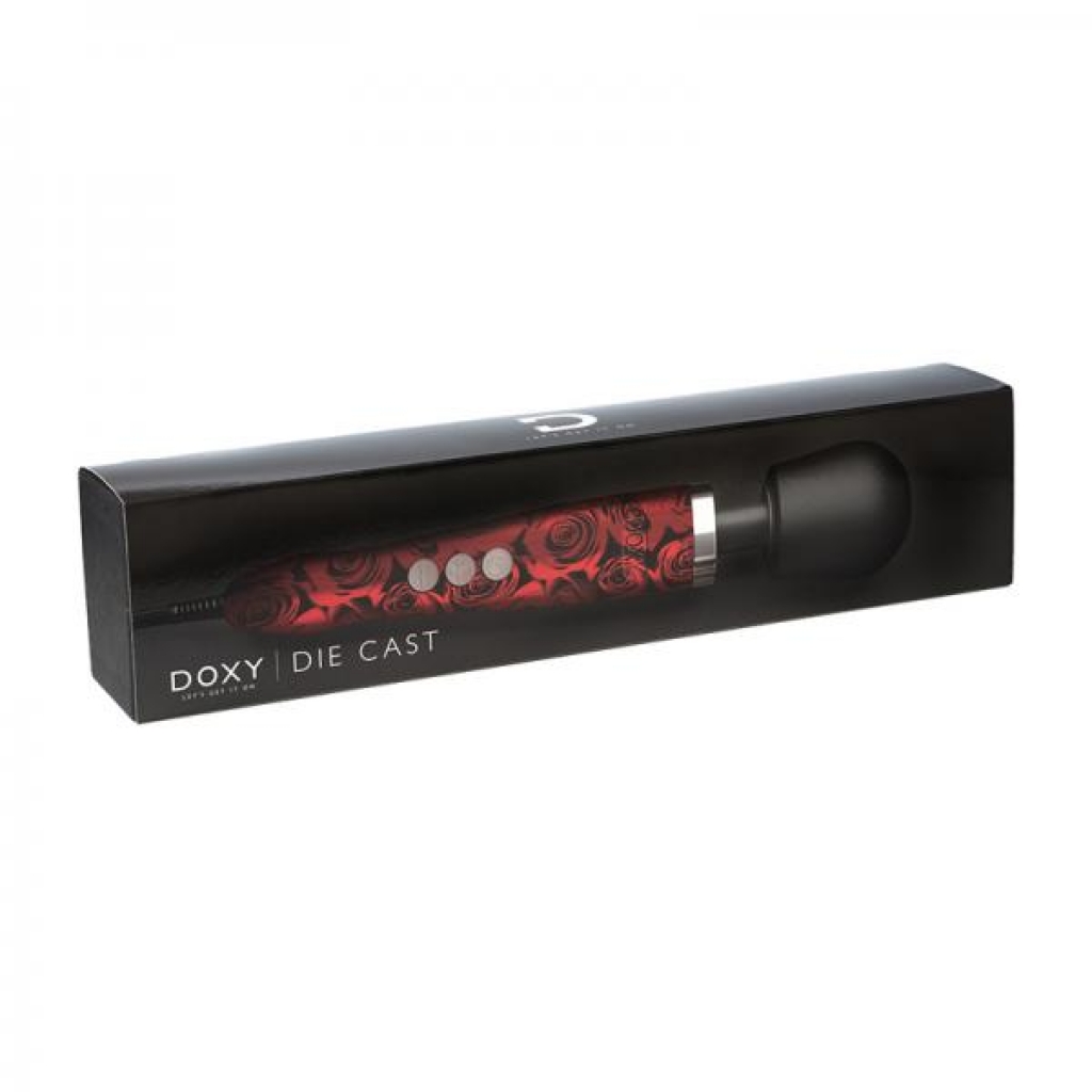 Doxy Die Cast Wand Vibrator Roses - Body Massagers
