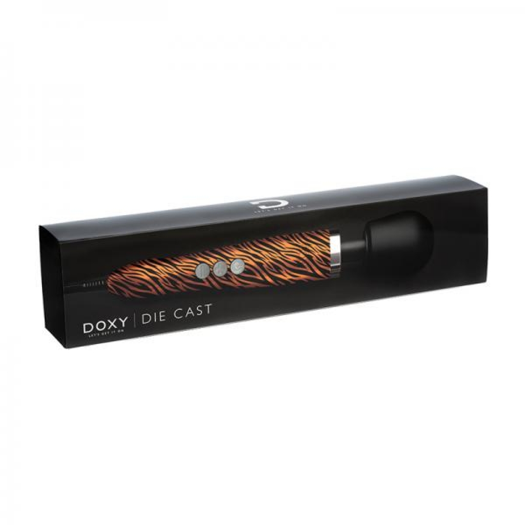 Doxy Die Cast Wand Vibrator Tiger - Body Massagers