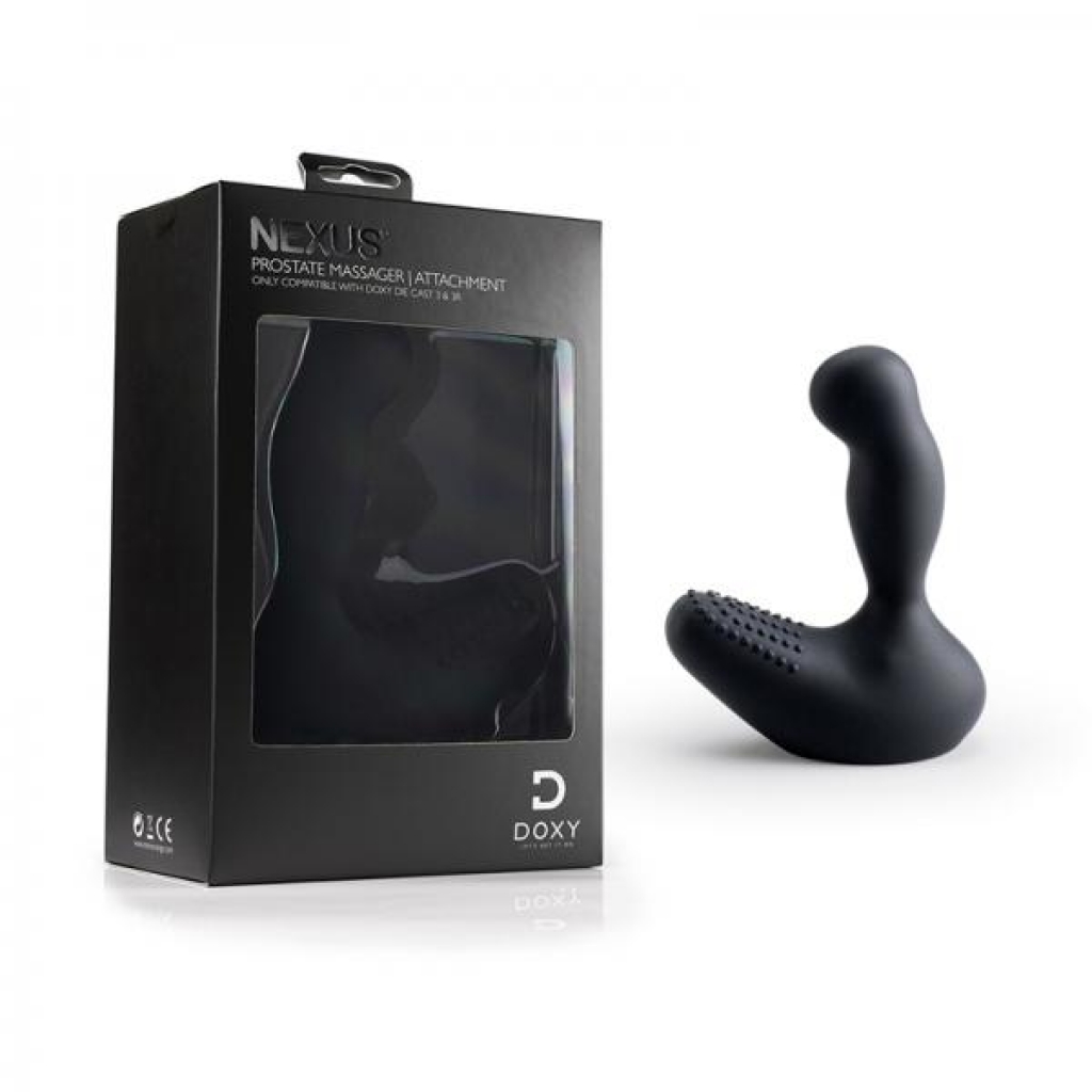 Doxy 3 Silicone Prostate Wand Attachment Black - Prostate Massagers