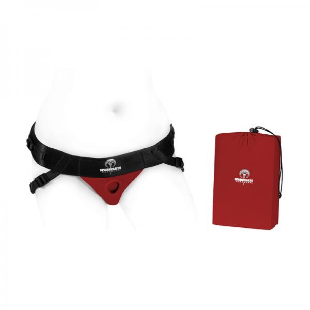 Spareparts Joque Double Strap Harness Red Size A - Harnesses