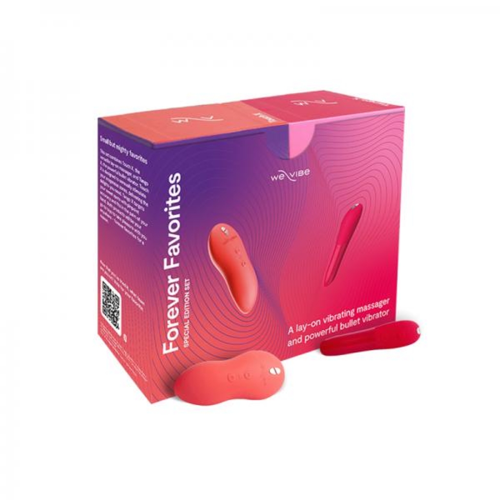 We-vibe Forever Favorites Set (tango X & Touch X) Red/coral - Palm Size Massagers