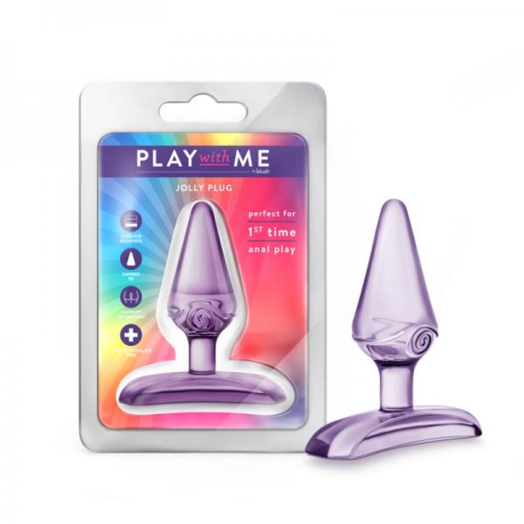 Blush Play With Me Jolly Plug Purple - Anal Plugs