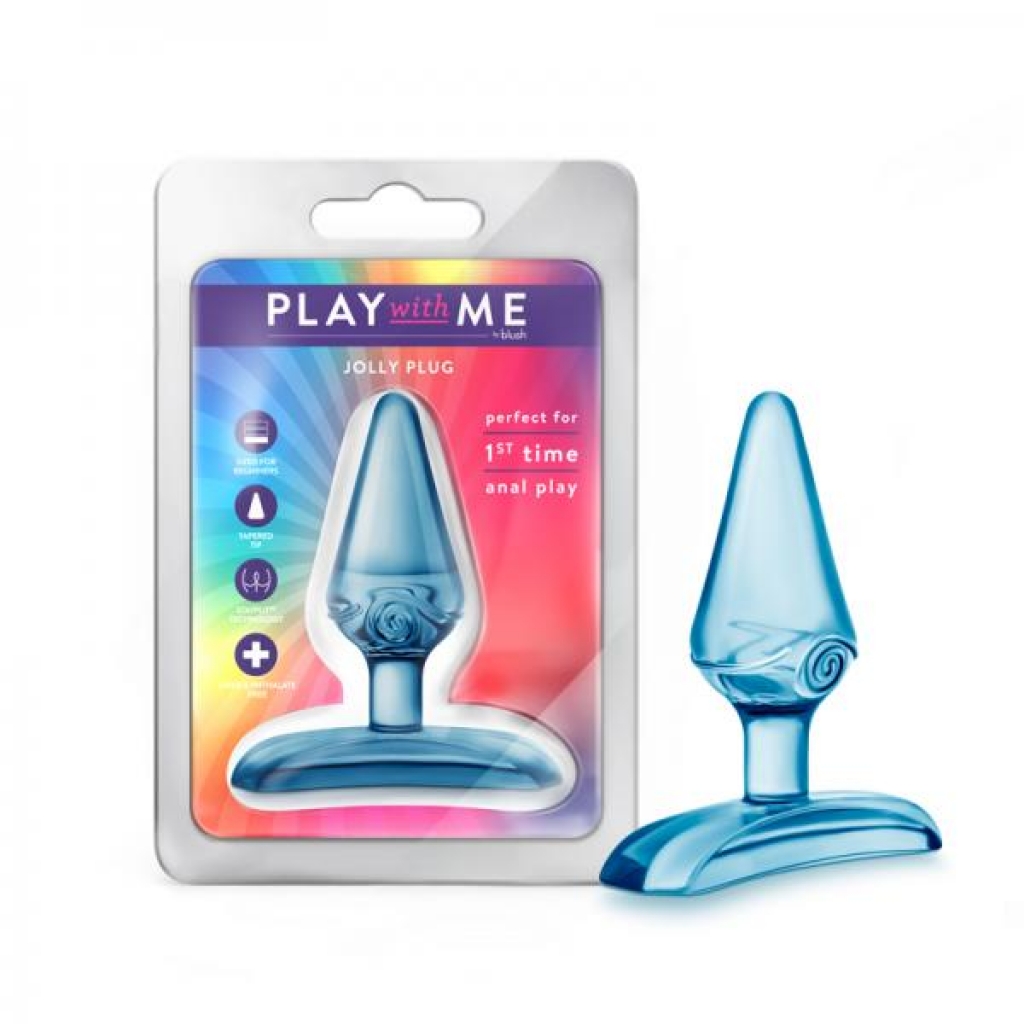 Blush Play With Me Jolly Plug Blue - Anal Plugs
