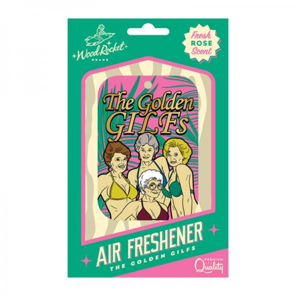 Wood Rocket Air Freshener Golden Gilfs - Gag & Joke Gifts