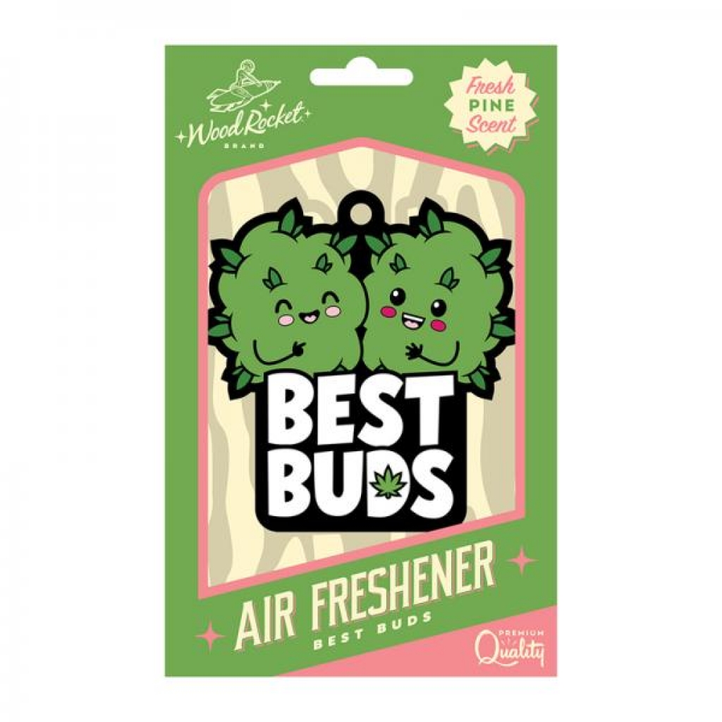 Wood Rocket Air Freshener Best Buds - Gag & Joke Gifts