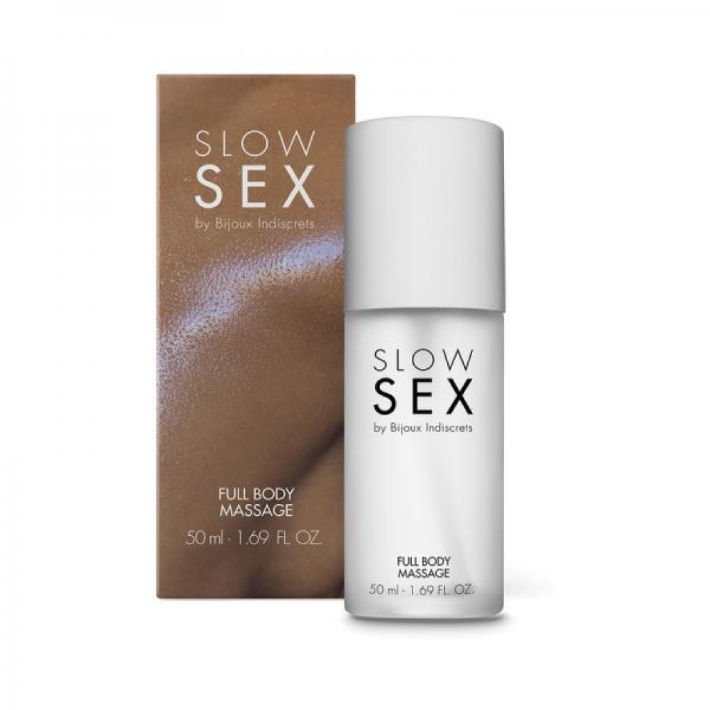 Bijoux Indiscrets Slow Sex Full Body Massage Gel 1.69 Oz. - Sensual Massage Oils & Lotions