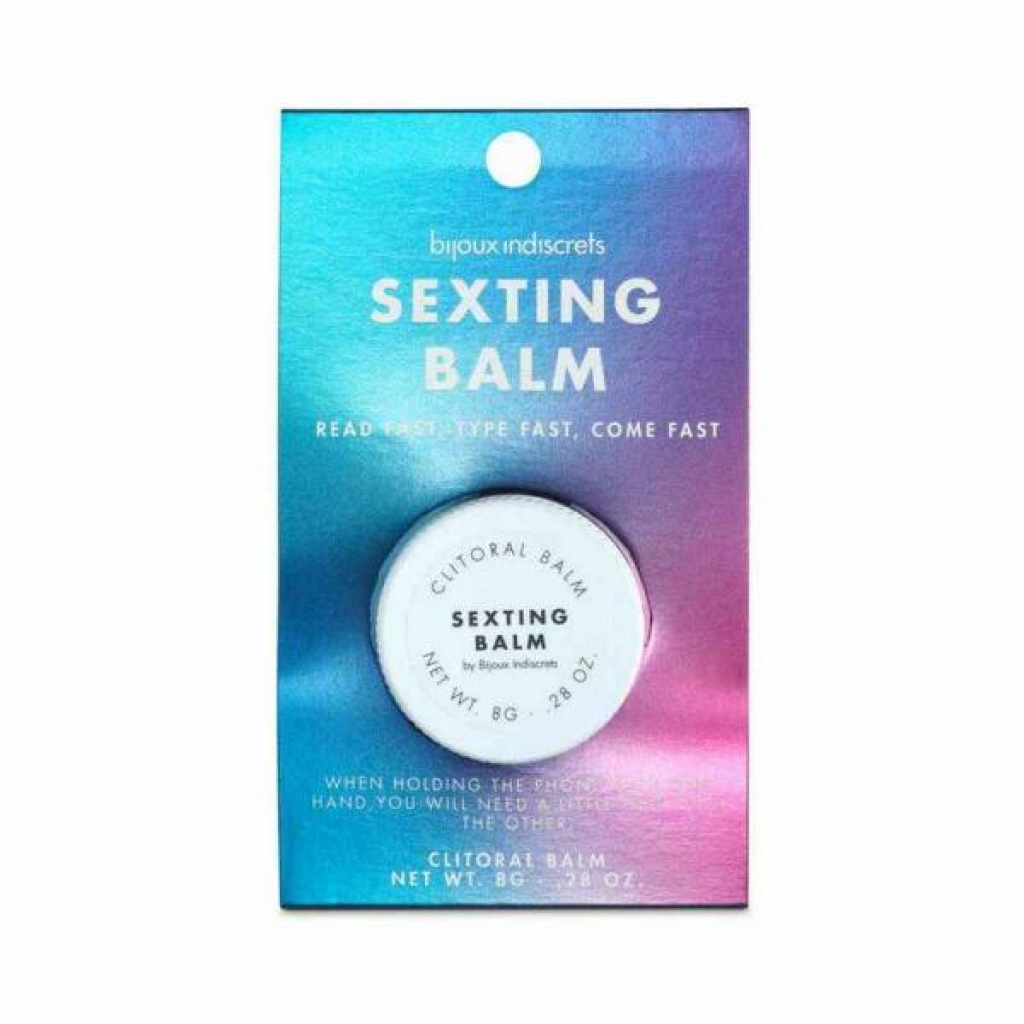 Bijoux Indiscrets Clitherapy Sexting Clitoral Balm0.28 Oz. - For Women